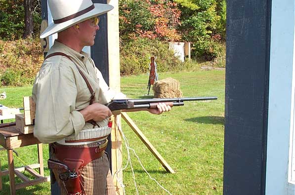 Shooting from the hip at Outlaws Revenge.