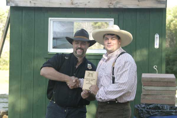 Smokey Sue winning top Traditional at 2005 SASS Maine State Championships.