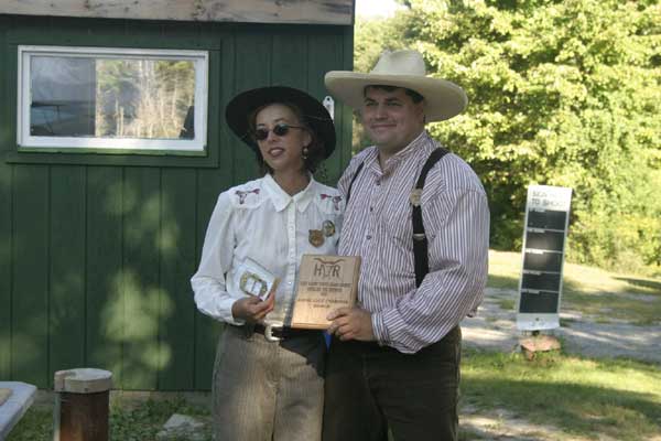 2005 SASS Maine State Champions - Stormy Shooter and Smokey Sue.