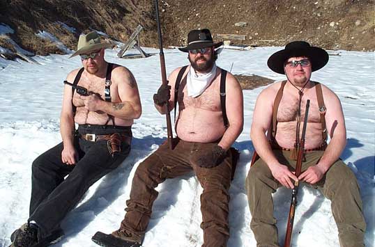 Hurricane Valley Rangers (MAINEiacs) at Shootout at Snowy Creek, Feb 2004, Candia, NH.
