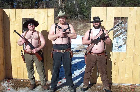 Tres Hombres - Shootout at Snowy Creek, February 2004, Candia, NH.
