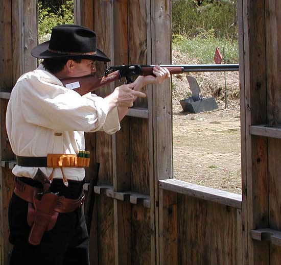 Dead Head shooting rifle at the May 2002 Country Pond Fish and Game Club in Newton, NH.