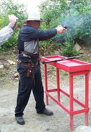 Jake shooting at Dalton in late July 2002.