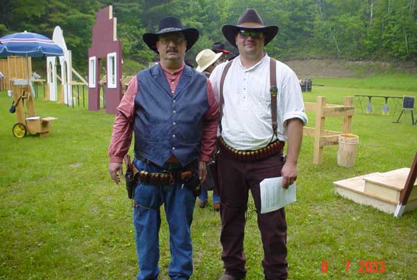 Baja Papa with Smokey Sue at June 2003 Shoot at Falmouth.