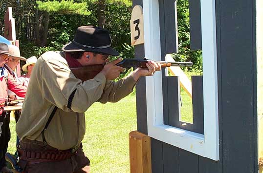 Paden in action at the July 2003 Shoot at Falmouth, ME.