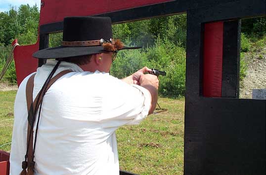 Protecting the stagecoach ...