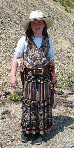 Little Britches at the 2002 NH State SASS Cowboy Action Championships at Pemi Gulch.