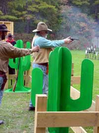 Piney Woods doing it with his pistol.