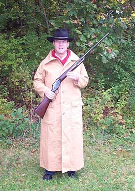 Dead Head with his new 1887 Winchester lever action shotgun.