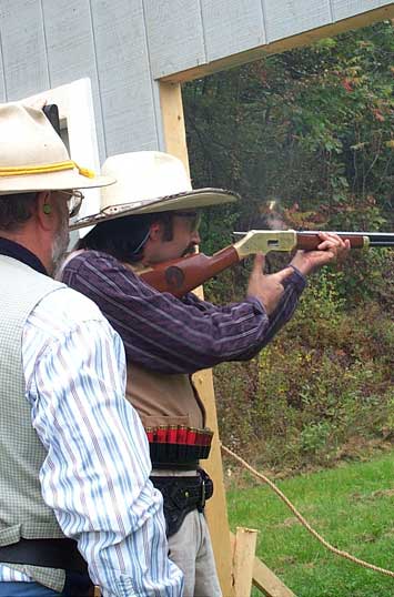 Tracker at the October Shoot at Hurricane Valley.