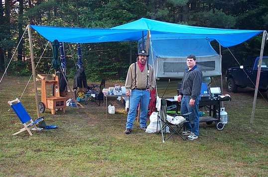 Paden and Sue's Line Camp at Pemi Gulch.