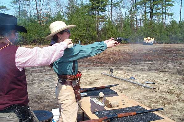 Blasting varmints in Pelham.