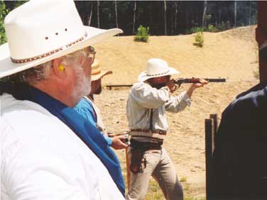 Bullseye Bade with his 1873 Winchester.