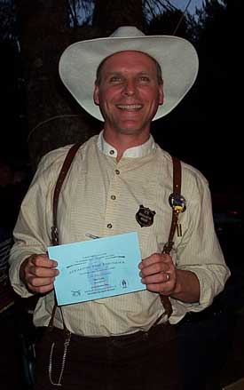 Bullseye Bade at the 2003 SASS Maine State Championships.