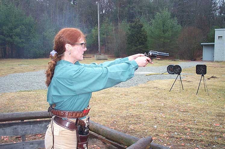 In action at the January 2004 Shoot in Scituate.