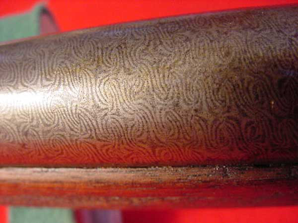 Closeup shot of barrel.