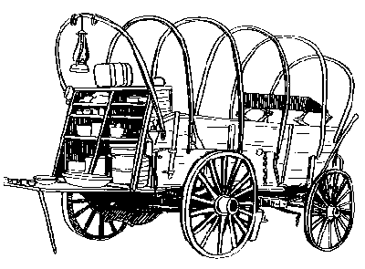 Chuckwagon drawing.