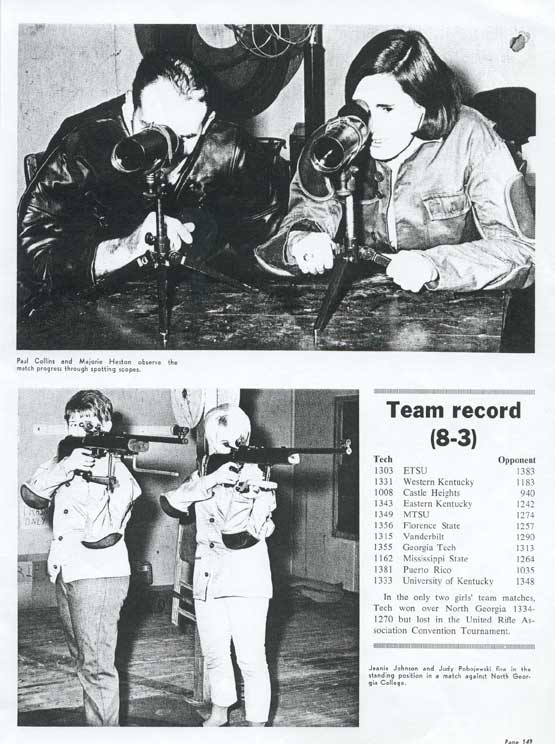 1968 TTU Rifle Team right