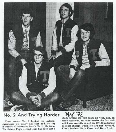 1972 TTU Rifle Team