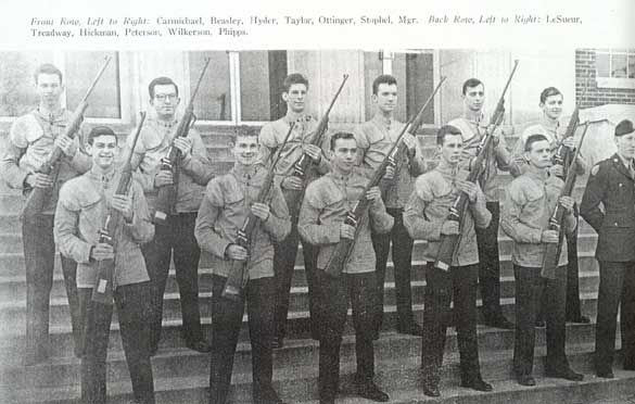 1952-53 ETSC Rifle Team.
