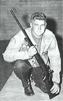 Robert D. Stachel, 1955 All-American Rifle Team.