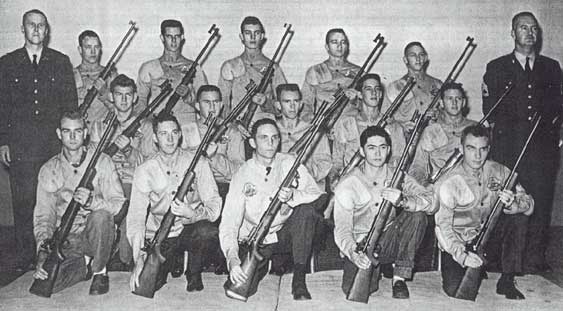 1957-58 ETSC Rifle Team.