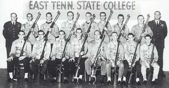 1961-62 ETSC Rifle Team.