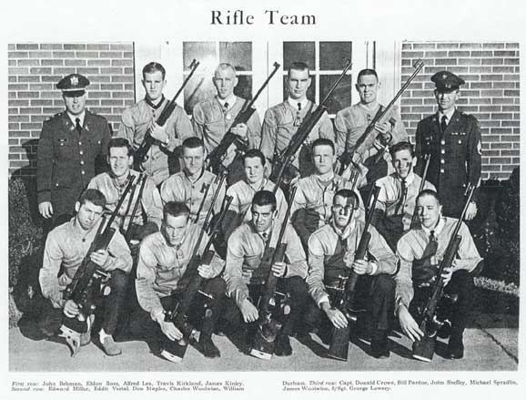 1963-64 ETSC Rifle Team.