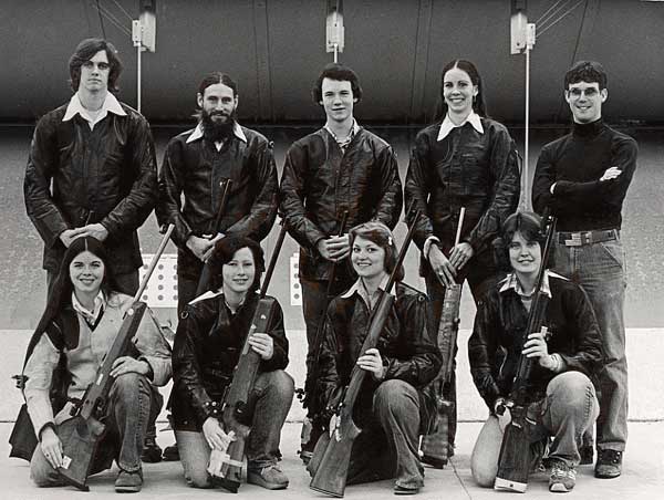 1977-78 ETSU Rifle Team.