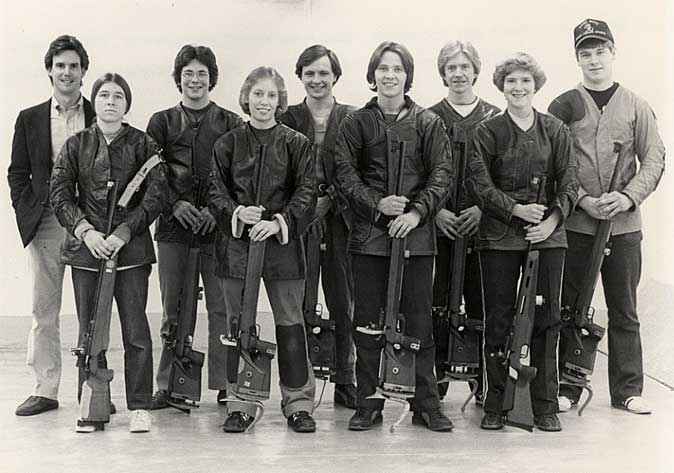1981-82 ETSU Rifle Team.