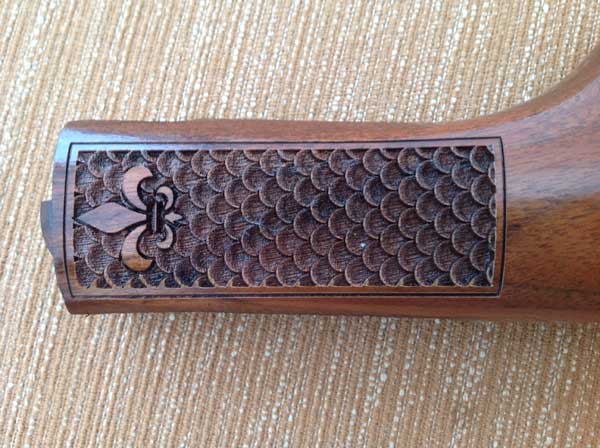 Fish Scales on pistol grip