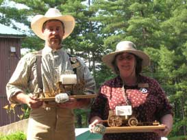 2006 SASS NH State Champions - Jimmy Spurs and Pistol Packin' Punky.