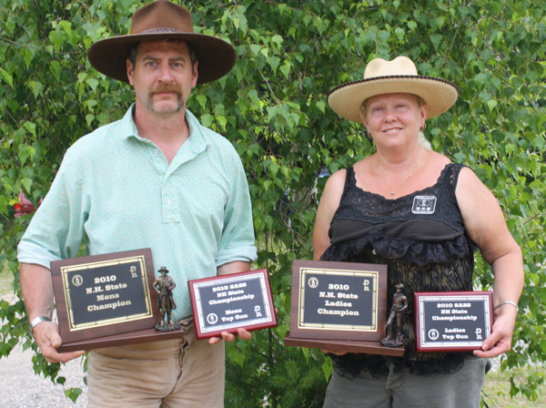 2010 SASS NH State Champions: Jimmy Spurs and Crystal Creek Chris.