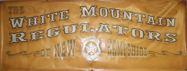 The White Mountain Regulators of New Hampshire banner.