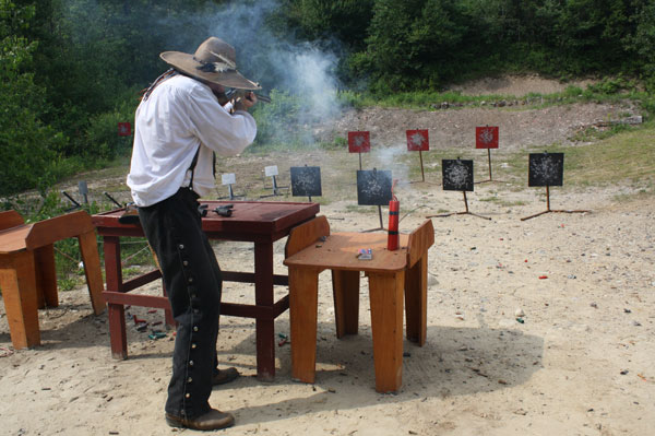 Capt Morgan demonstrating the
