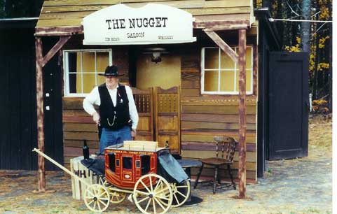 Amos-T with famous guncart at Augusta.