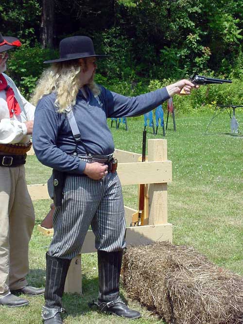 Wild Bill Blackerby at Hurricane Valley Rangers Shoot in Falmouth, ME.