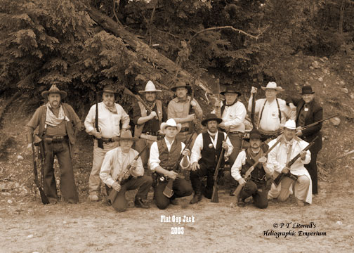 Posse 3 at the 2003 Flat Gap Jack Cowboy Shootout.