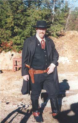 I. B. Jesse at the 2000 Ghost Riders Revenge Shoot at Kinnicum Creek.