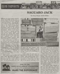 Article on Saguaro Jack in the November 2004 