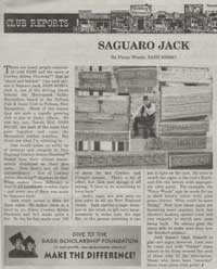 Article on Saguaro Jack in the November 2004