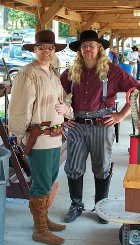 Wild Bill Blackerby (right) with Iron Pony at Country Pond in Aug.