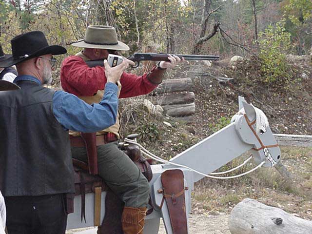 Iron Pony on the horse.