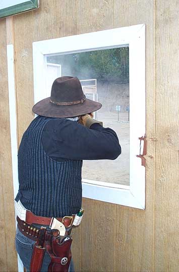 Shooting rifle at Harvard, MA.