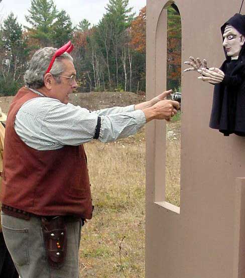 A horny Saguaro Jack shooting on Halloween in Keene, NH.