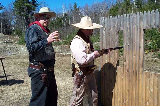 Capt. Morgan Rum being timed by Jake Mountain.