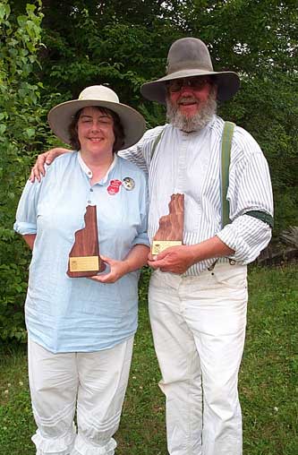 Pistol Packin Punky with Rawhide Rod at 2003 NH State SASS Championships in Keene, NH.