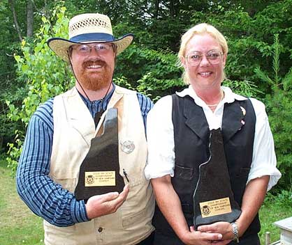 The 2003 NH State SASS Champions - Rusty Marlin and Miss Delaney Belle.