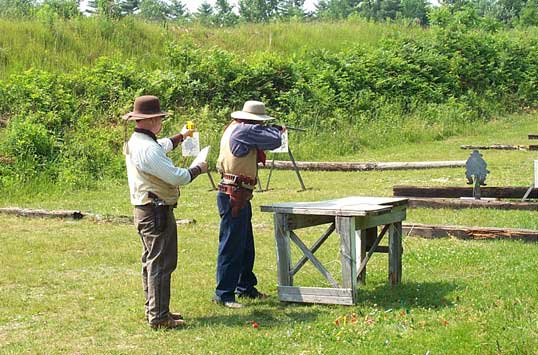 Dead Head shooting shotgun.