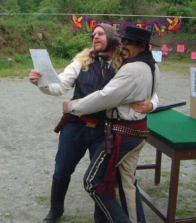Dancing with Doc Hunter at Manville, RI. They dress funny down there.